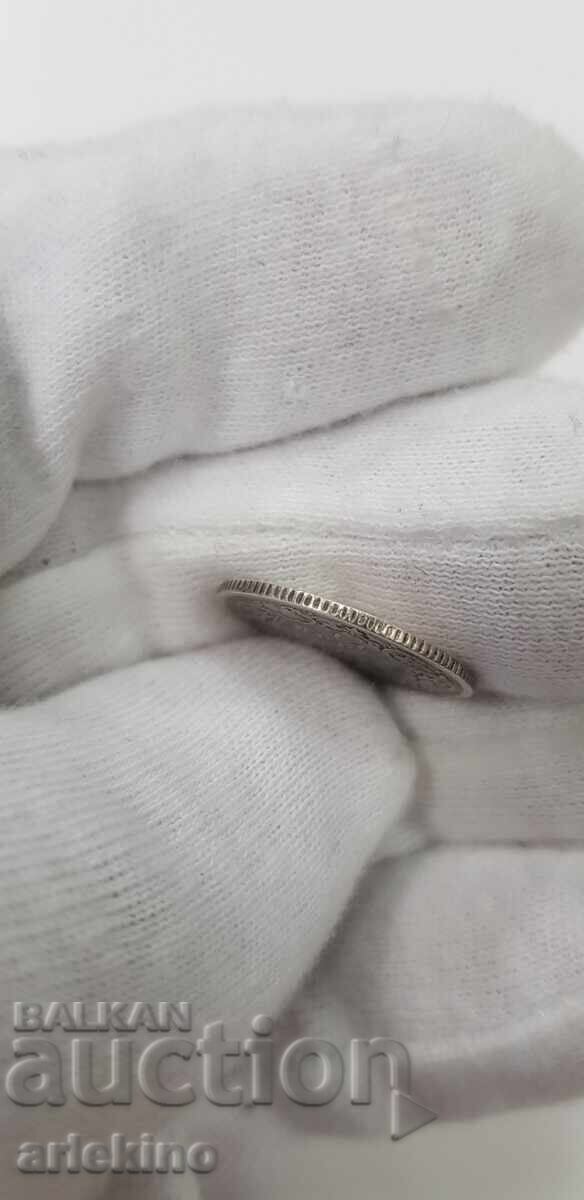 Auction Rare silver coin 1/4 rupee 1862 British India Auction Rare silver coin 1/4 rupee 1862 British India