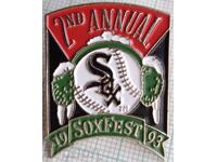 18154 Insigna - Echipa de baseball Chicago White Sox SUA Baseball