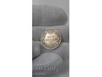 Rare silver coin 1 shilling 1887 Britain