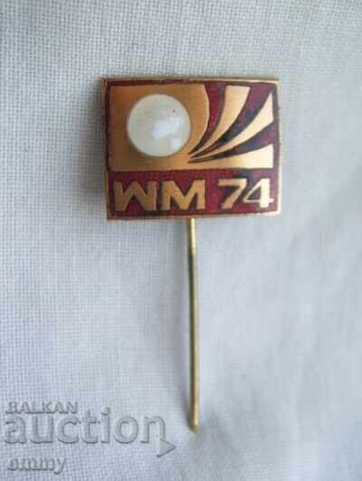 Poland Badge - World Cup, Germany 1974 with price 10.00 BGN | € 5.11 Poland Badge - World Cup, Germany 1974 with price 10.00 BGN | € 5.11
