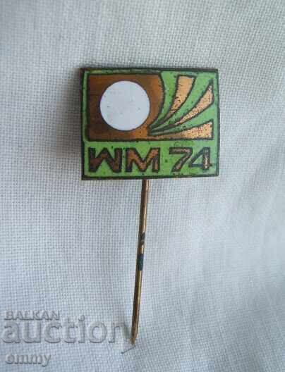 Auction Poland Badge - World Cup, Germany 1974 Auction Poland Badge - World Cup, Germany 1974