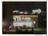 Card Bulgaria Varna Golden sands Night view 2*