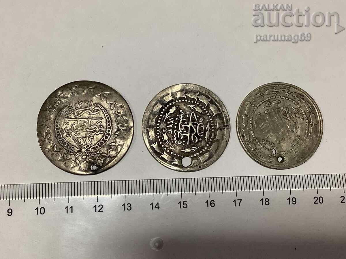 Ottoman Turkey 3 coins for jewelry with price 100.00 BGN | € 51.13 Ottoman Turkey 3 coins for jewelry with price 100.00 BGN | € 51.13