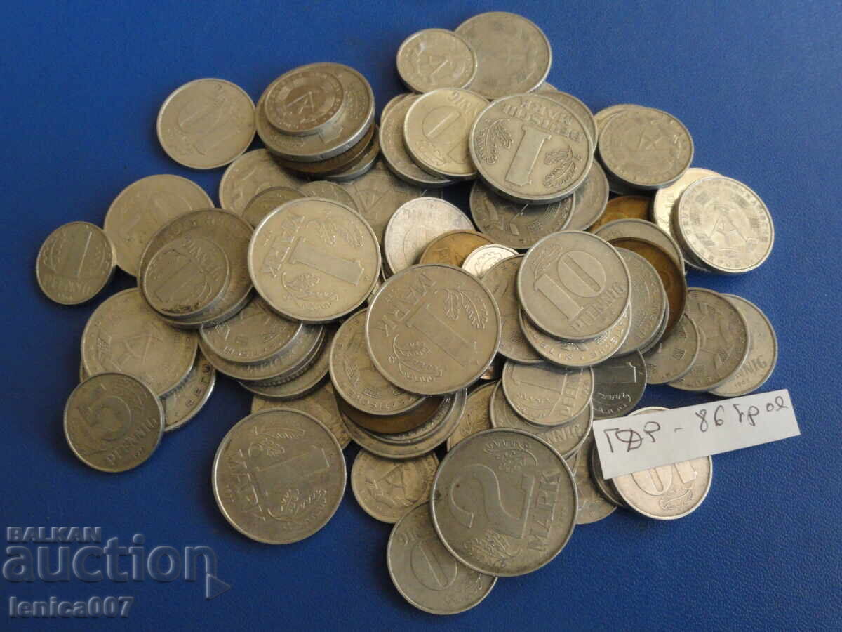 Auction  Germany (GDR) - Coins (86 pieces)