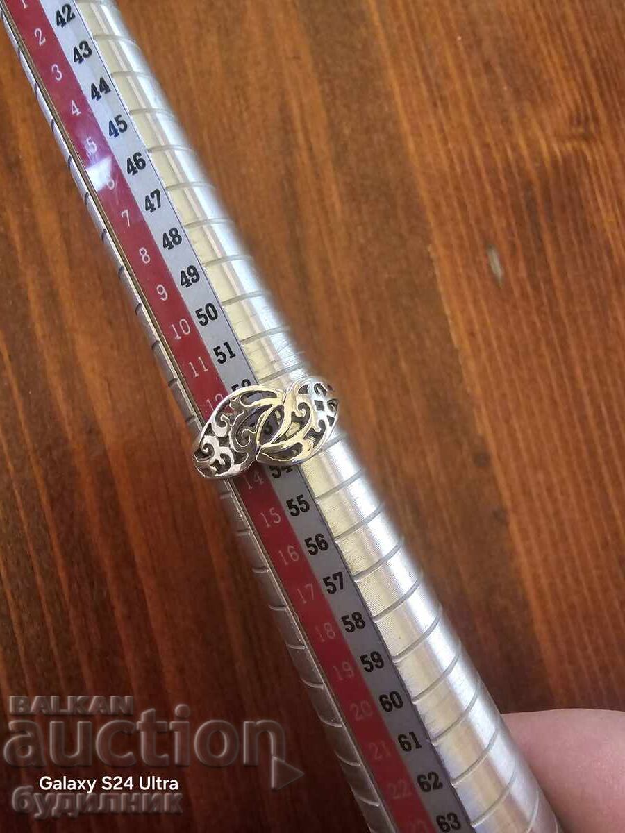 Silver ring 17mm 925 Sample.