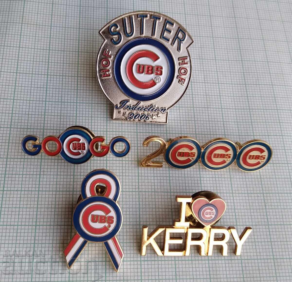 18166 Baseball team Cubs Chicago USA baseball - LOT-5pcs with price 20.00 BGN | € 10.23 18166 Baseball team Cubs Chicago USA baseball - LOT-5pcs with price 20.00 BGN | € 10.23