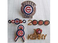 18166 Baseball team Cubs Chicago USA baseball - LOT-5pcs