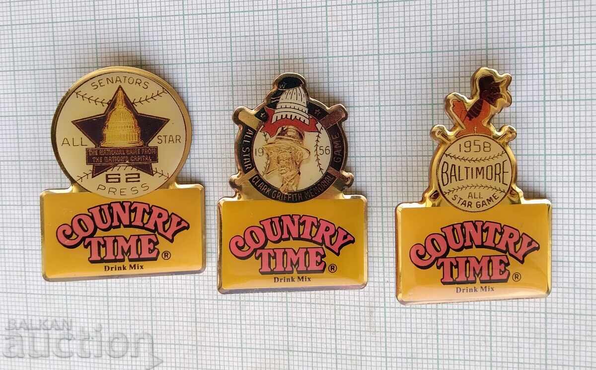 18167 Insigna - Cluburi de baseball Baseball SUA - LOT-3buc cu preț 12.00 BGN | € 6.14 18167 Insigna - Cluburi de baseball Baseball SUA - LOT-3buc cu preț 12.00 BGN | € 6.14