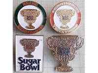 18170 Sugar Bowl New Orleans USA American Football LOT-4 τεμ