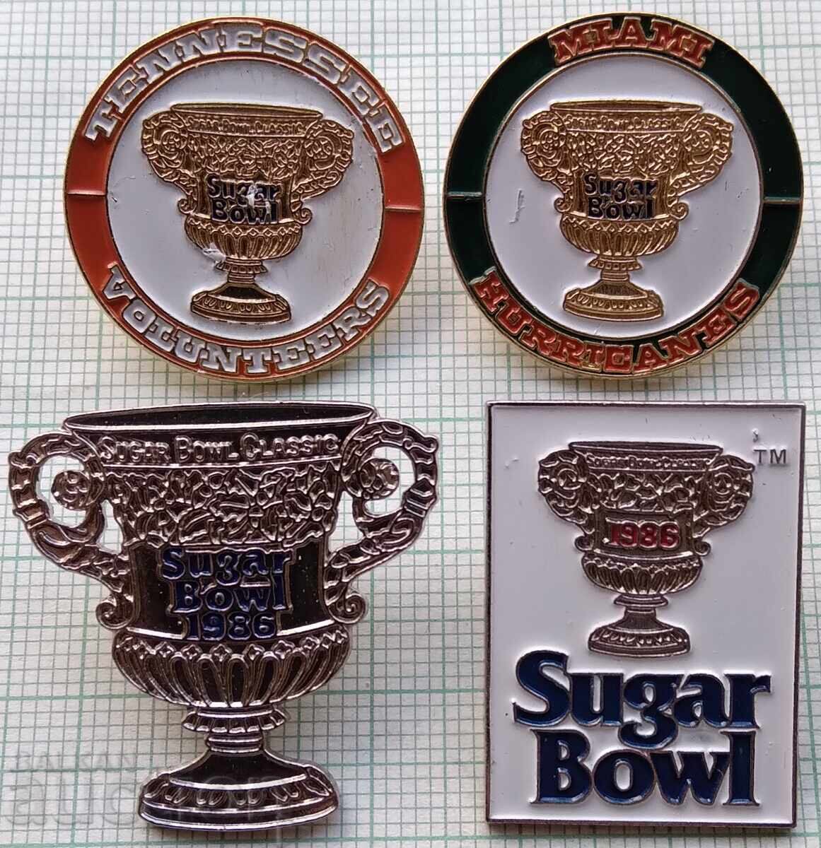 18171 Sugar Bowl New Orleans USA American Football LOT-4pcs with price 16.00 BGN | € 8.18 18171 Sugar Bowl New Orleans USA American Football LOT-4pcs with price 16.00 BGN | € 8.18