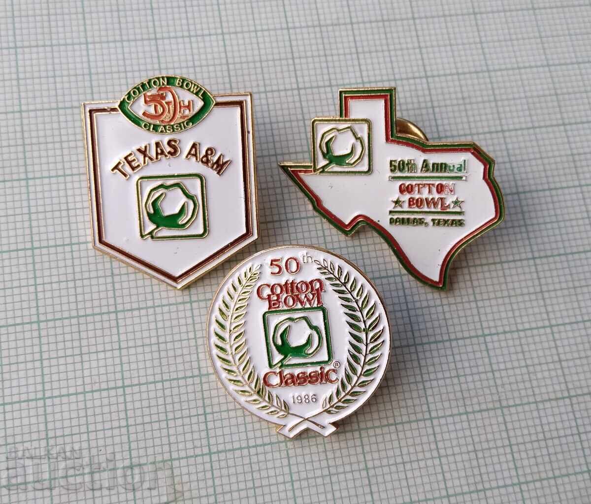 18172 Cotton Bowl Dallas Texas USA American Football LOT3pcs with price 12.00 BGN | € 6.14 18172 Cotton Bowl Dallas Texas USA American Football LOT3pcs with price 12.00 BGN | € 6.14