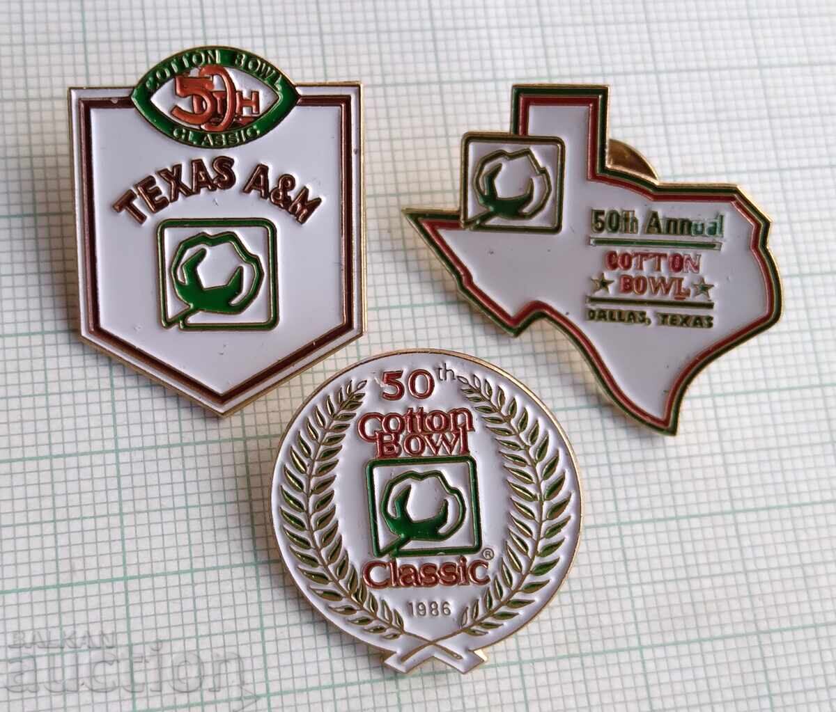 Delivery of 18172 Cotton Bowl Dallas Texas USA American Football LOT3pcs Delivery of 18172 Cotton Bowl Dallas Texas USA American Football LOT3pcs