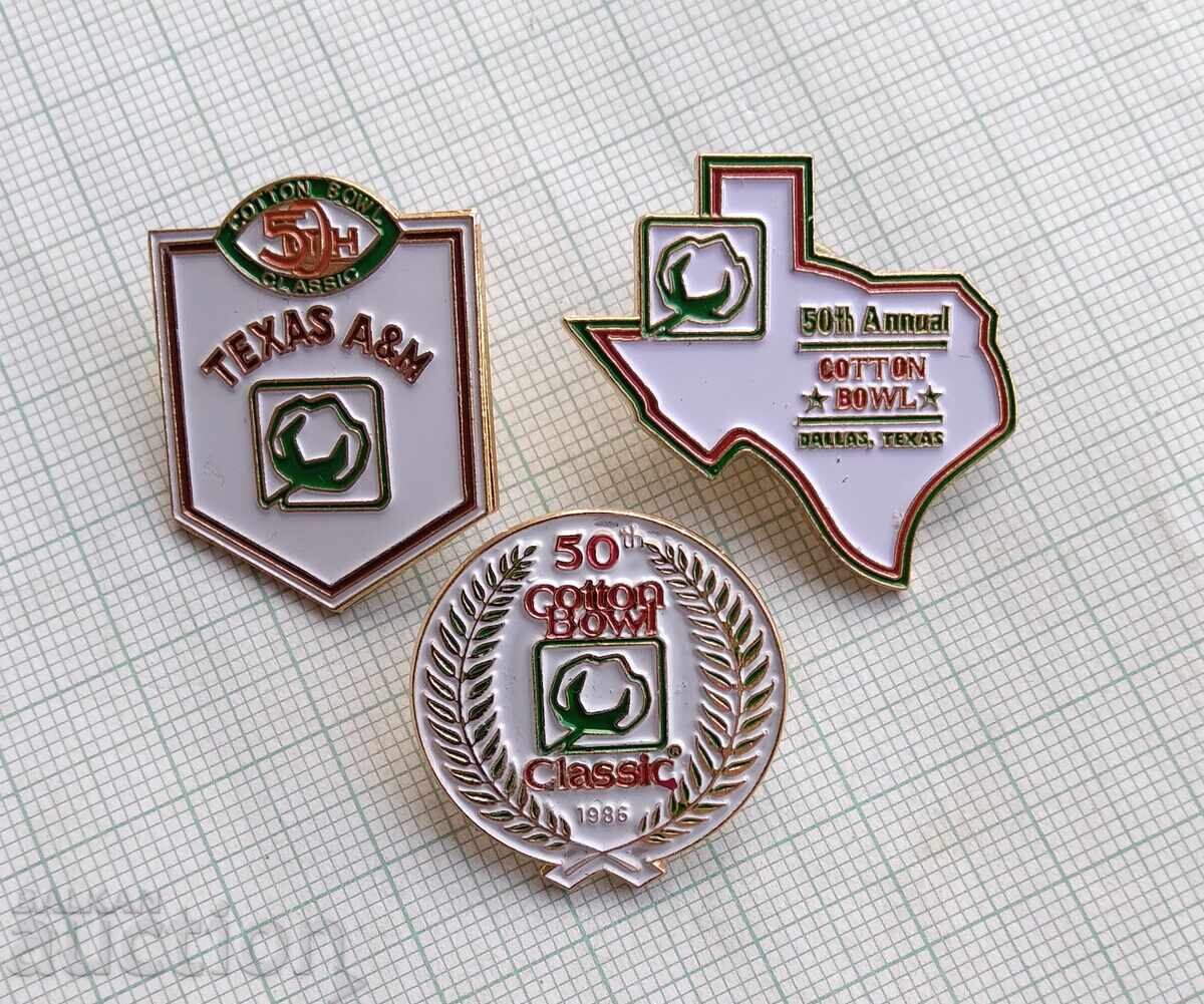 Delivery of 18173 Cotton Bowl Dallas Texas USA American Football LOT3pcs Delivery of 18173 Cotton Bowl Dallas Texas USA American Football LOT3pcs