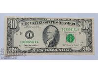 10 dollars USA 1995 Small Head American Banknote I