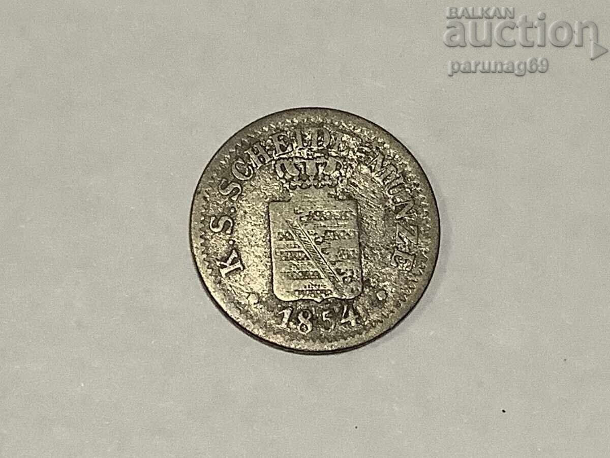 Germania Saxonia 1 groschen nou 1854 cu preț € 4.09 | 8.00 BGN