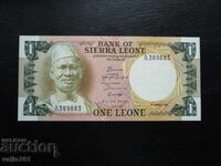 SIERRA LEONE 1 LEONE 1984 NOU UNC