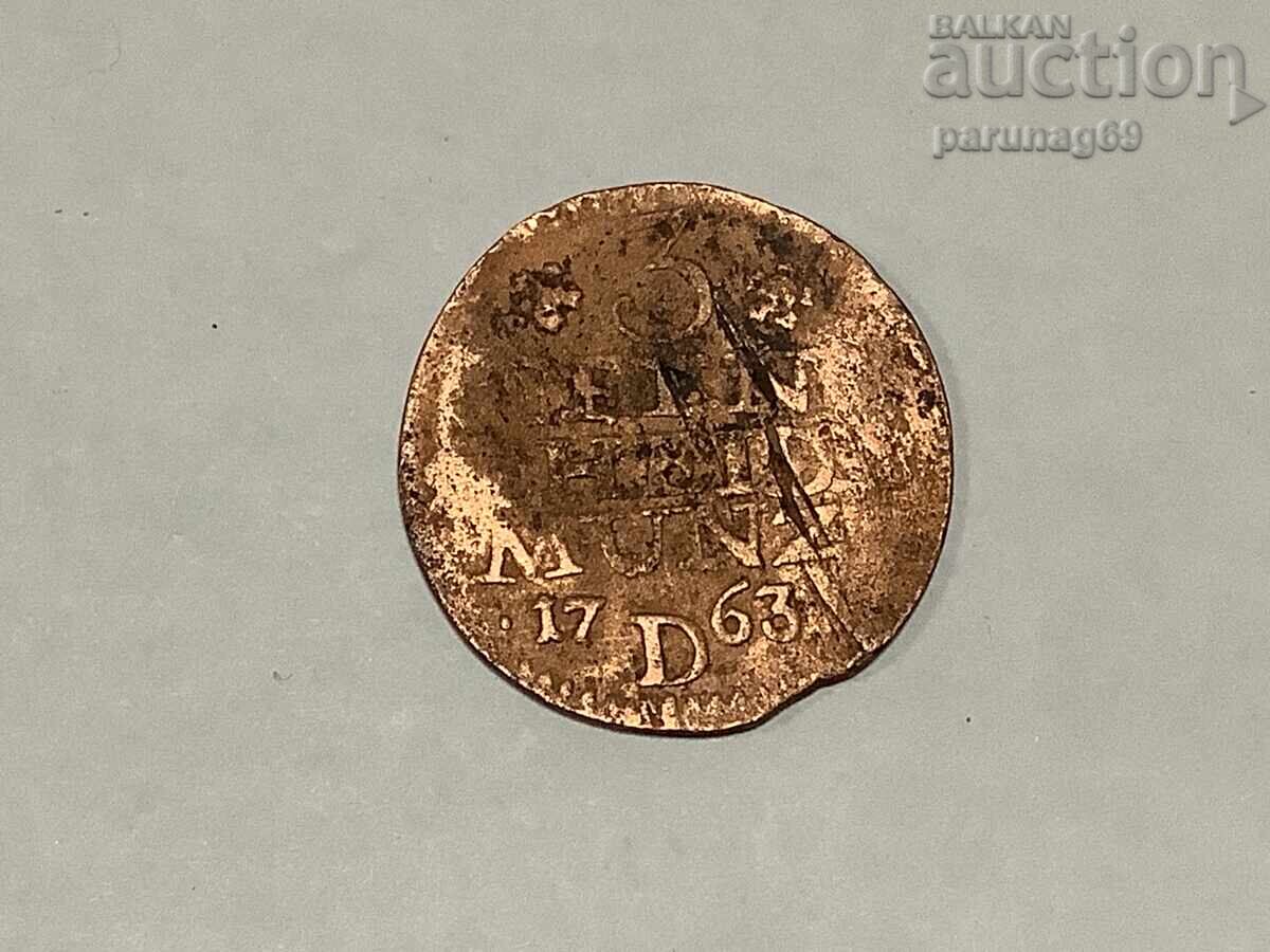 Germany Prussia 3 pfennig 1763 with price 15.00 BGN | € 7.67