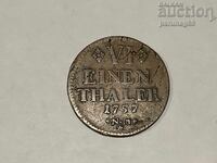 Germany Trier 1/6 thaler 1757