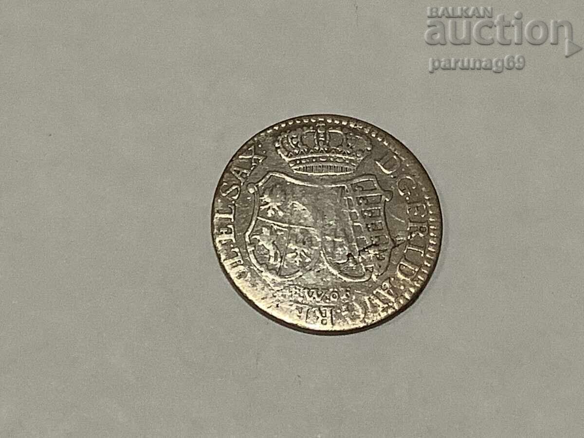 Германия Саксония 1/12 талер 1763 година с цена € 18.00 | 35.21 лв.