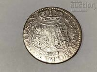Германия Саксония 1/12 талер 1763 година