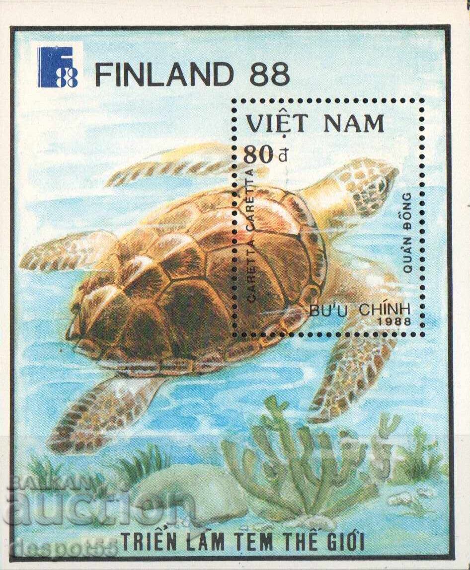 1989. Βιετνάμ. "Filandia '88" - Χελώνες. Φραγμός. 1989. Βιετνάμ. "Filandia '88" - Χελώνες. Φραγμός.