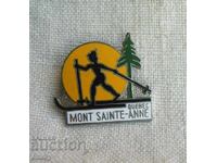 Badge - Mont Sainte-Anne Ski Resort, Quebec, Canada. Email