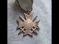 Soldier's Cross For Bravery 1915 excelent, cu panglică frumoasă