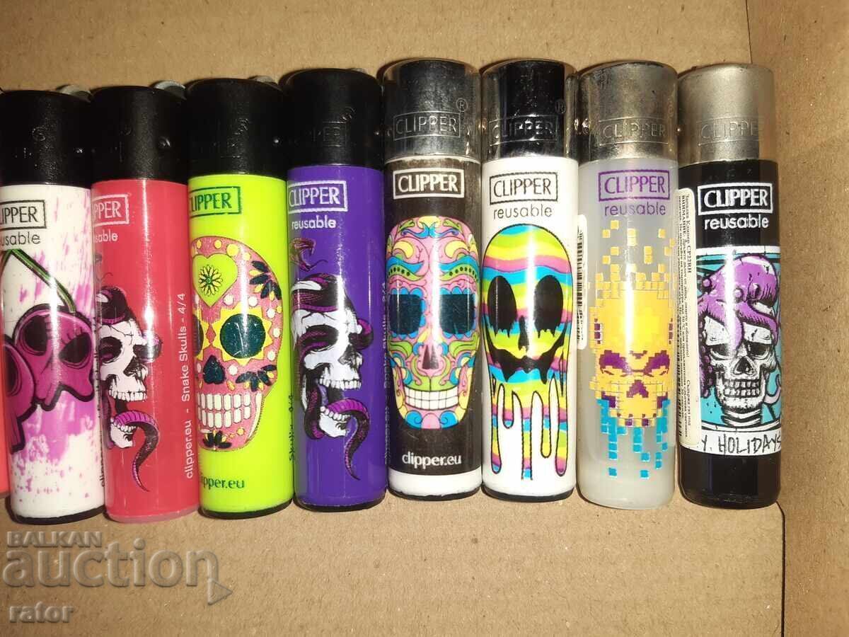 Old Clipper lighters, Clipper - 15 pieces - 5 Old Clipper lighters, Clipper - 15 pieces - 5