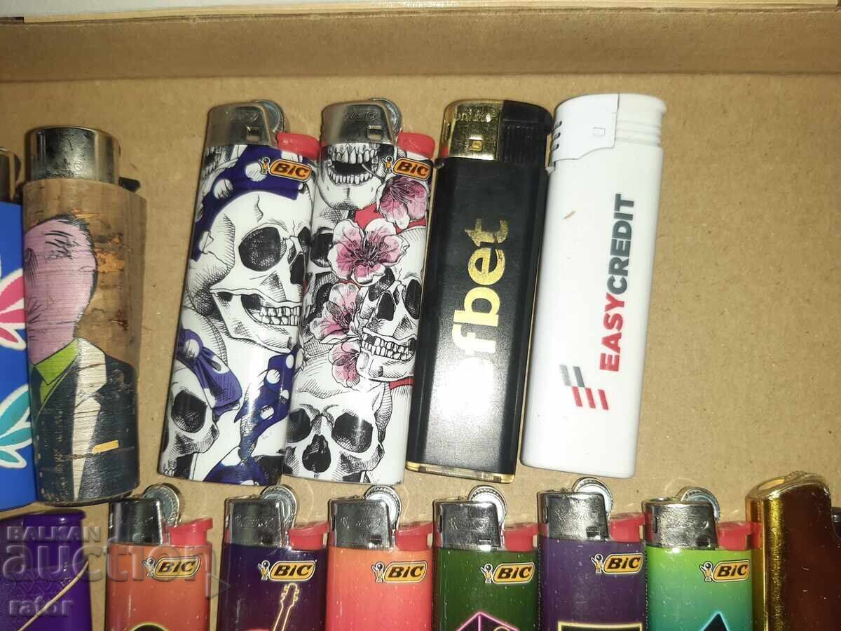 Auction Old BIC lighters and others - 14 pieces Auction Old BIC lighters and others - 14 pieces