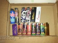 Стари запалки  BIC  и други   -  14 броя