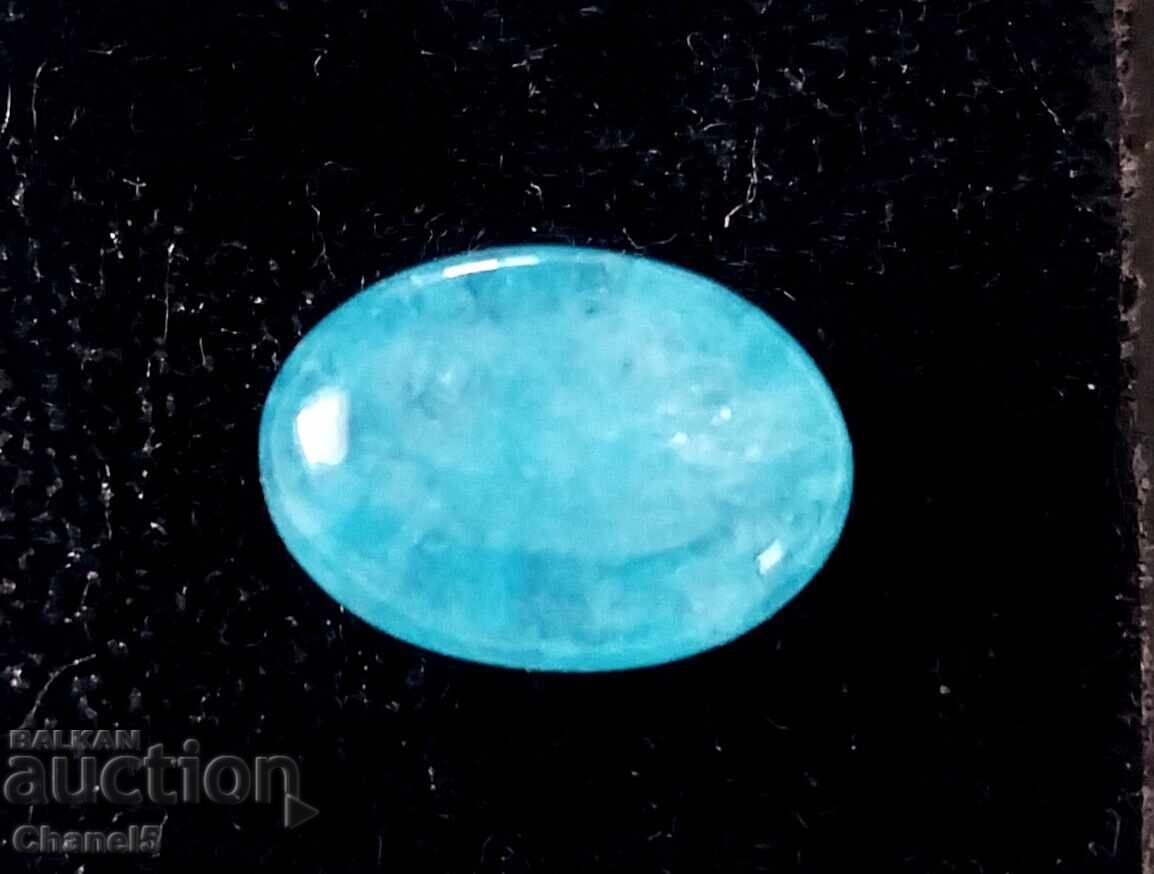 NATURAL AQUAMARINE - OVAL, BRAZIL - 4.40 carats (720) with price 24.00 BGN | € 12.27 NATURAL AQUAMARINE - OVAL, BRAZIL - 4.40 carats (720) with price 24.00 BGN | € 12.27
