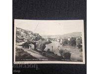 Veles 1943 travel postcard wrong stamp curiosity