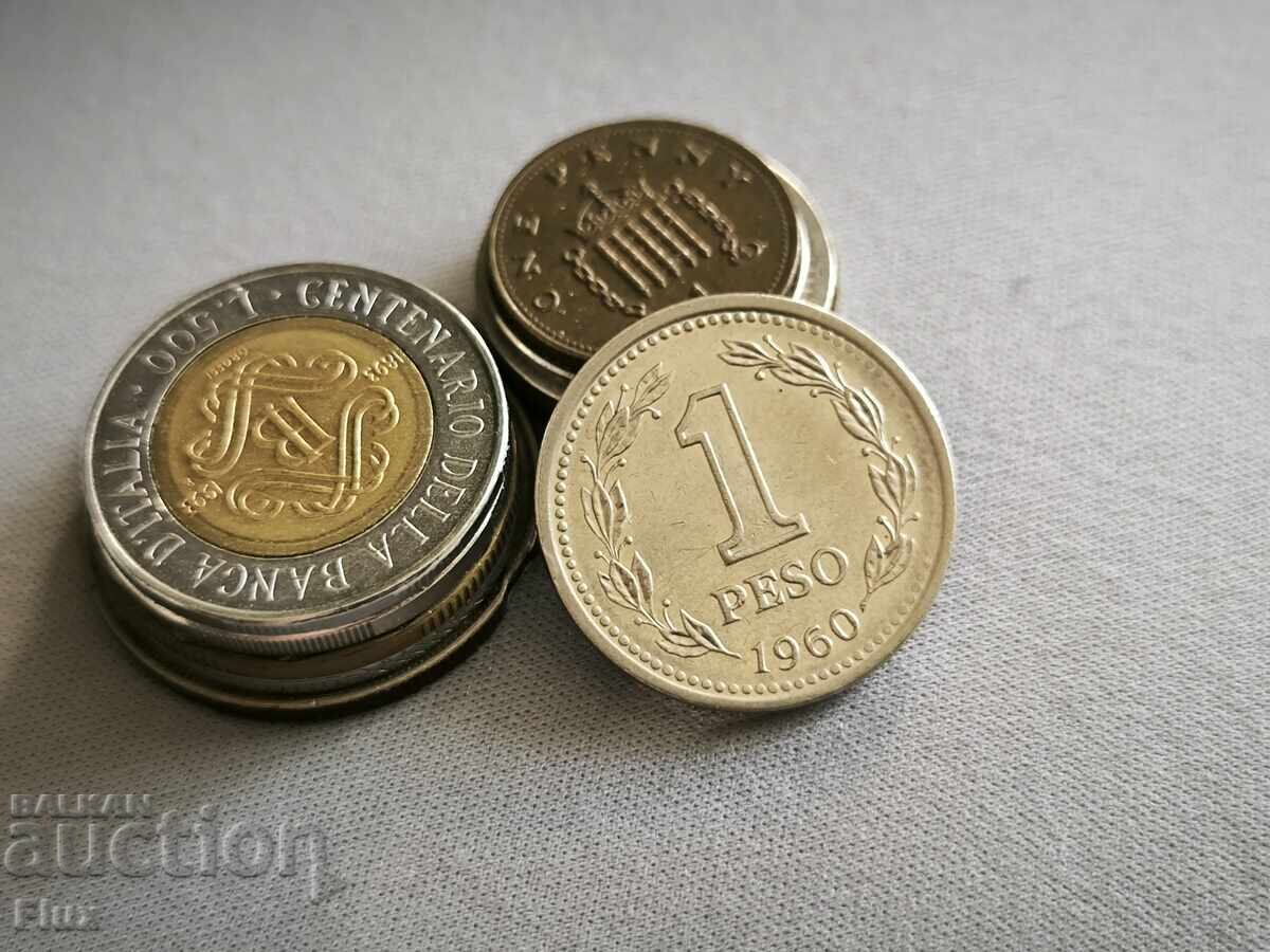 Coin - Argentina - 1 Peso | 1960 Coin - Argentina - 1 Peso | 1960