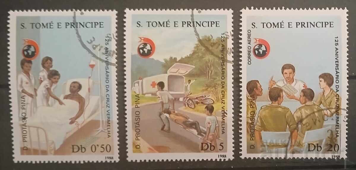 Сао Томе 1988 Медицина/Червен кръст Сао Томе 1988 Медицина/Червен кръст