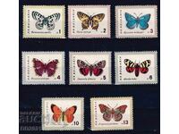 Bulgaria 1962 - butterflies MNH