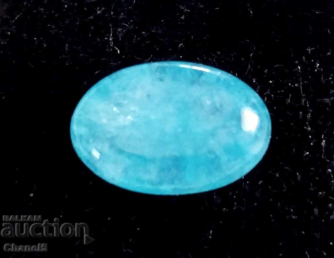 NATURAL AQUAMARINE - OVAL, BRAZIL - 4.48 carats (721) with price 24.00 BGN | € 12.27