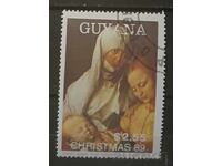 Guyana 1989 Crăciun/Artă/Tablouri