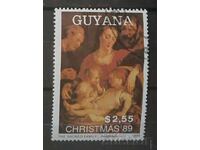 Guyana 1989 Crăciun/Artă/Tablouri