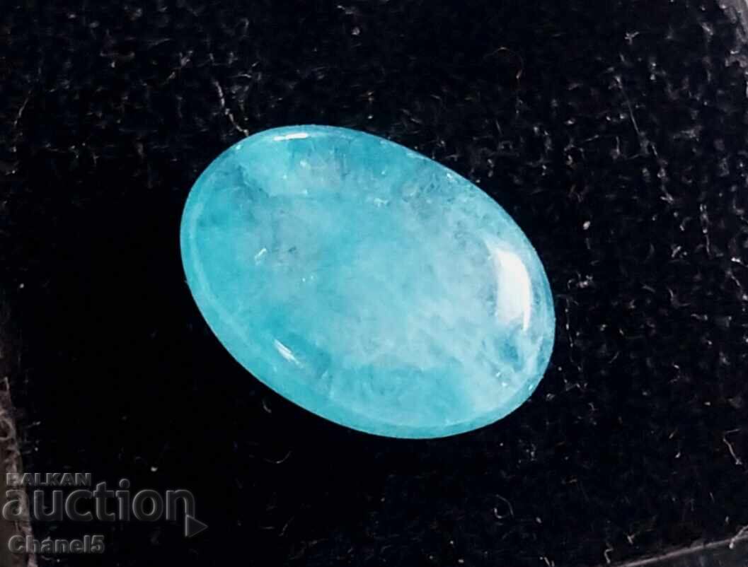 NATURAL AQUAMARINE - OVAL, BRAZIL - 4.93 carats (723) with price 25.00 BGN | € 12.78 NATURAL AQUAMARINE - OVAL, BRAZIL - 4.93 carats (723) with price 25.00 BGN | € 12.78