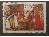 Guyana 1989 Crăciun/Artă/Tablouri