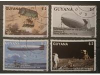 Guyana 1989 Avioane/Baloane/Spatiu