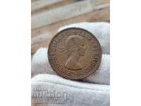 Moneda de 1 penny 1967