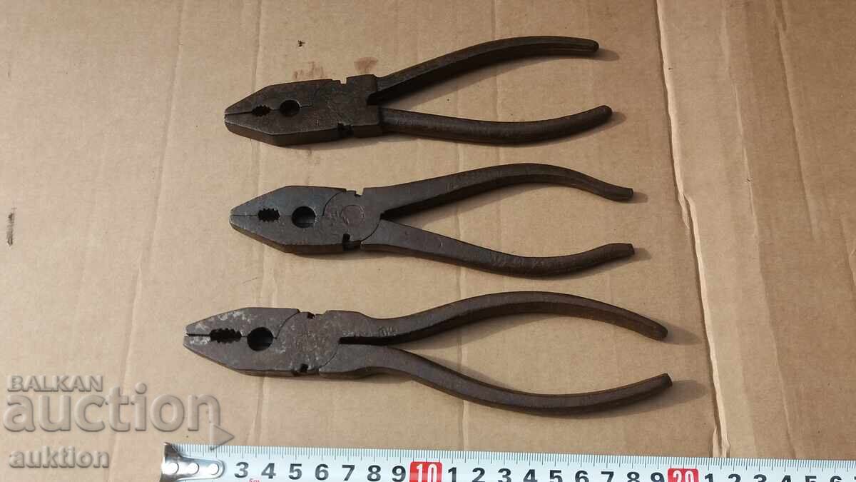 SOC. MASSIVE PLIERS - 3 PCS