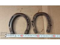 LOT OF 2 FORGED HORSESHOES