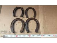 LOT OF 4 FORGED HORSESHOES