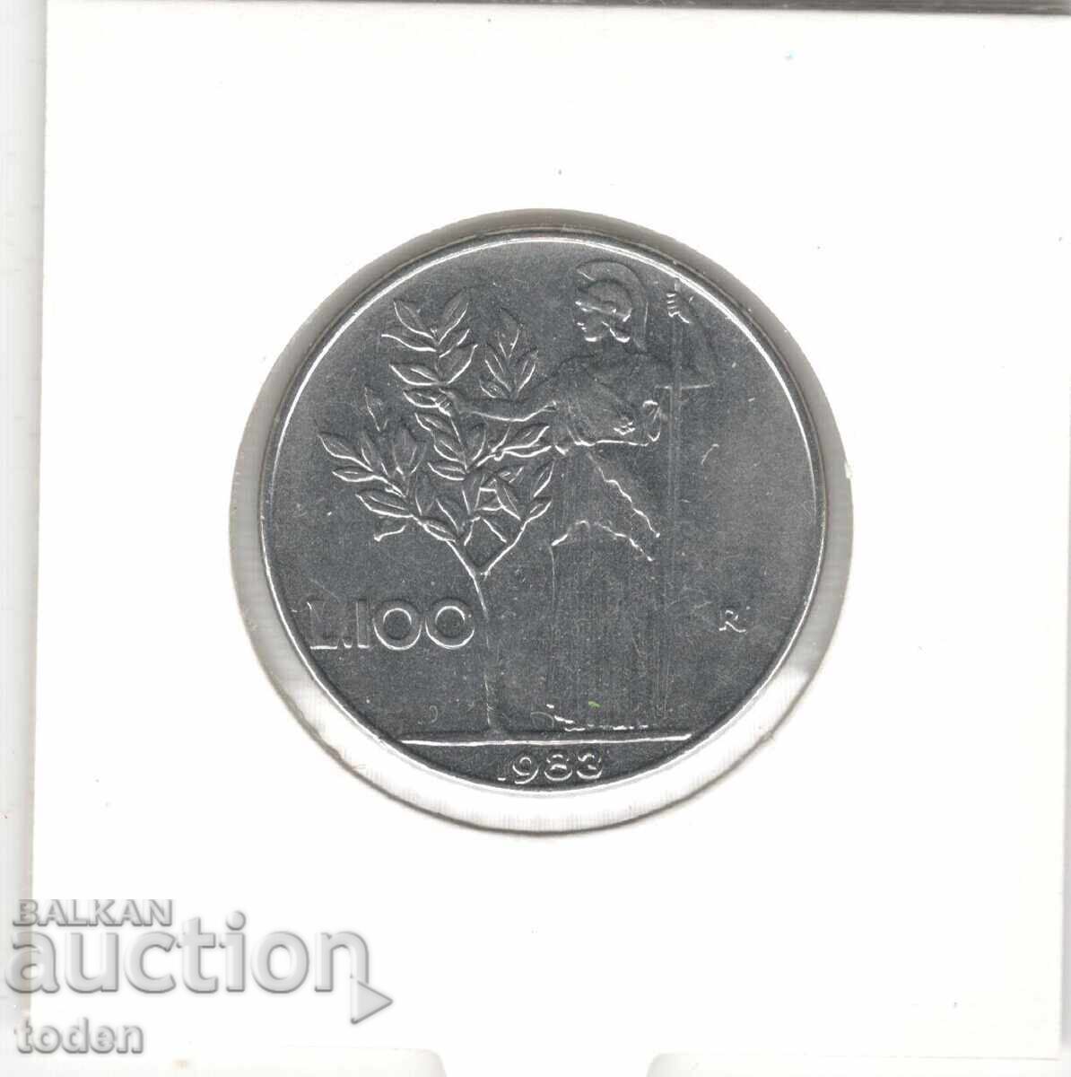 Δημοπρασία Italy-100 Lire-1983 R-KM# 96,1-μεγάλος τύπος Δημοπρασία Italy-100 Lire-1983 R-KM# 96,1-μεγάλος τύπος