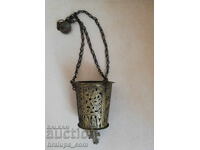 Old bronze lamp