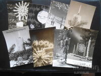 Old foreign New Year's cards, 8 pieces