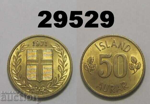 Iceland 50 aurar 1971 Iceland 50 aurar 1971