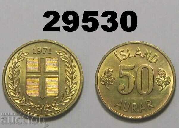 Islanda 50 aurar 1971 Islanda 50 aurar 1971